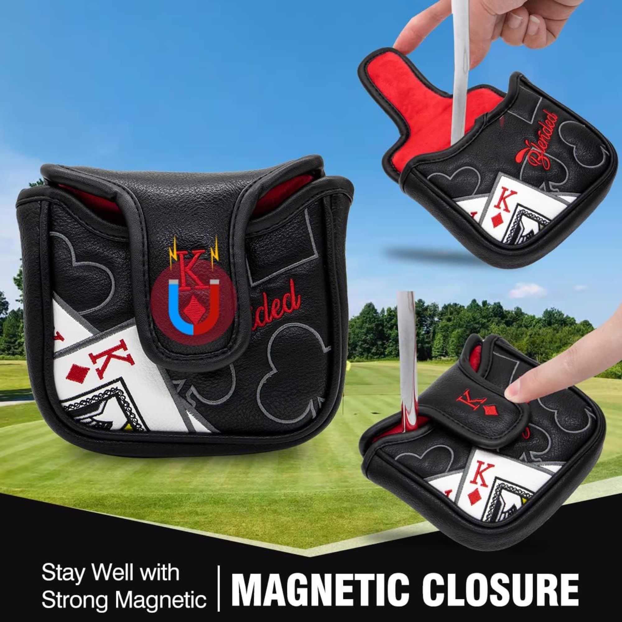King Of Hearts Embroidered Mal - đánh giá và giá Golf Equipment And Accessories