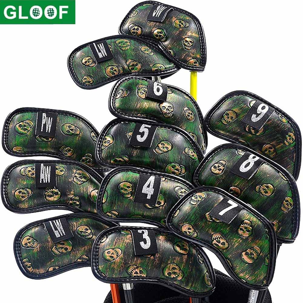 12Pcs Skull Golf Iron Head Cov - đánh giá và giá Golf Club Iron Set