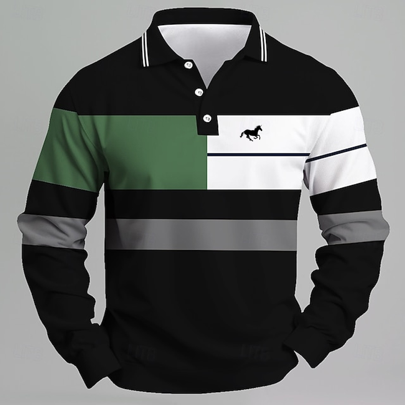 Men's Striped Printed Unicorn  - đánh giá và giá Golf Equipment Logo