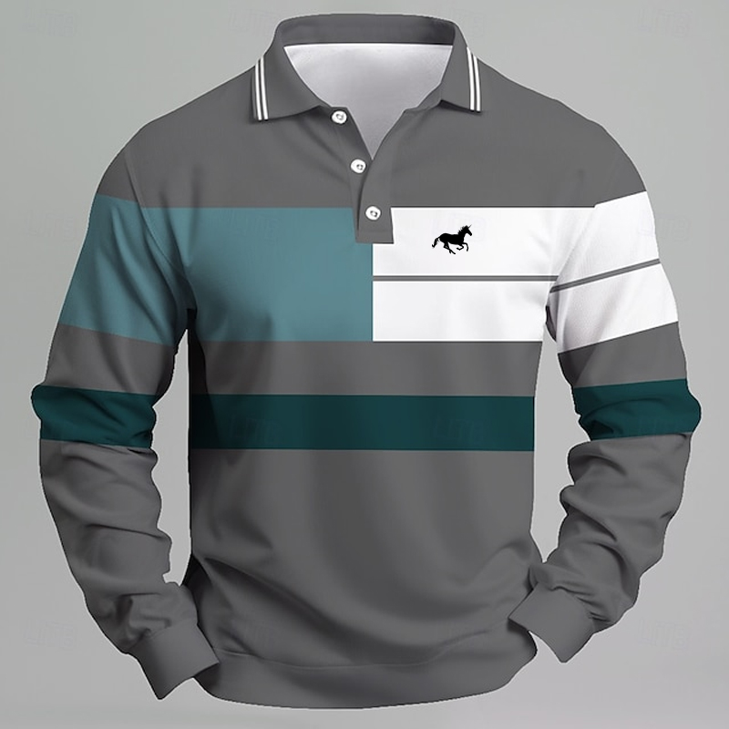 Men's Striped Printed Unicorn  - đánh giá và giá Golf Equipment Logo